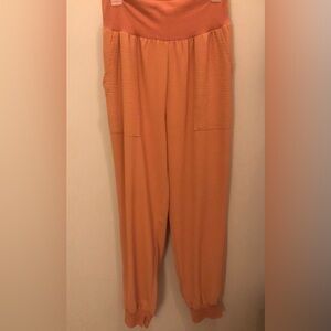 Zenana rust jogger